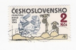 Stamps Czechoslovakia -  Hombrecitos