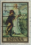 Stamps Spain -  Eduardo Rosales-Tobias y el Angel-1974