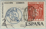Sellos de Europa - Espaa -  día mundial del sello-1974