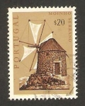 Stamps : Europe : Portugal :  molino serrano, típico de sierra bussaco, región de penacova