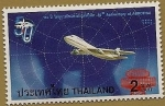 Sellos del Mundo : Asia : Thailand : 50 anivº Aerolineas Tailandesas