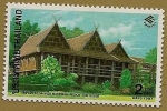 Sellos de Asia - Tailandia -  casa de la región del norte