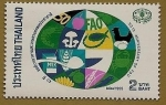 Stamps Thailand -  50 aniversario de la FAO