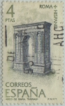 Stamps Spain -  Roma-Hispania-Arco de Bará-