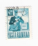 Stamps Romania -  cartero