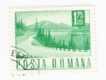 Sellos de Europa - Rumania -  paisaje (repetido)