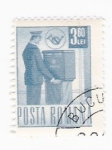 Stamps Romania -  cartero