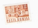 Stamps Romania -  cartero (repetido)