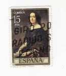 Sellos de Europa - Espaa -  señora (repetido)