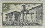 Stamps Spain -  Monasterio de Leyre-1974