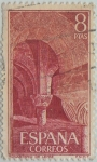 Stamps Spain -  Monasterio de Leyre-capiteles-1974