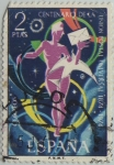 Stamps Spain -  centenario de la union postal universal-1974