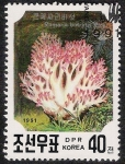 Stamps North Korea -  SETAS-HONGOS: 1.205.064,00-Ramaria botrytis