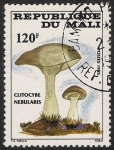 Stamps Mali -  SETAS-HONGOS: 1.186.011,00-Clitocybe nebularis