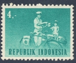 Stamps : Asia : Indonesia :  cartero