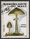 Stamps Mali -  SETAS-HONGOS: 1.186.014,00-Lepiota procera