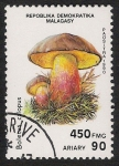 Stamps Madagascar -  SETAS-HONGOS: 1.182.004,00-Boletus calopus