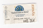 Stamps Spain -  Salamanca 2002