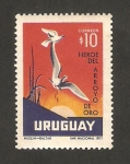 Stamps Uruguay -  héroe del arroyo de oro