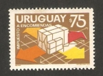 Sellos de America - Uruguay -  impuesto a encomiendas