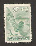 Sellos de America - Uruguay -  IV campeonato mundial de fútbol