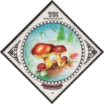 Stamps Mongolia -  SETAS-HONGOS: 1.192.025,00-Xerocomus badius
