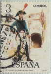 Stamps Spain -  Uniformes miliatres-coronel de infanteria de linea-1975