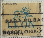 Stamps Spain -  Dia mundial del sello-1975