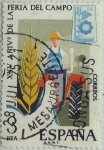 Stamps Spain -  XXV Aniversario de la Feria del Campo--1975