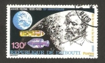 Stamps Djibouti -  julio verne, de la tierra a la luna