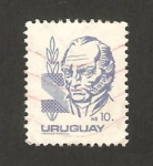 Sellos de America - Uruguay -  personaje
