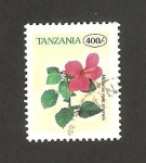 Sellos de Africa - Tanzania -  rosa china