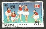 Sellos de Asia - Corea del norte -  año internacional del niño