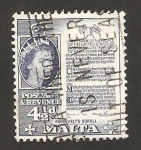 Stamps Europe - Malta -  isabel II, roosevelt's scroll