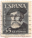 Stamps Spain -  Edifil 1035, Hernán Cortes