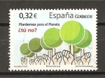 Stamps : Europe : Spain :  Plantemos para el Planeta.