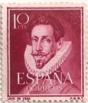 Stamps : Europe : Spain :  Edifil 1072, Lope de Vega
