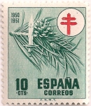 Stamps Spain -  1085, Adorno navideño