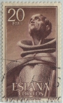 Stamps Spain -  Monasterio de San Pedro de Alcantara-San Pedro-1976