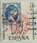 Stamps Spain -  Dia mundial del sello-1976