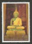 Stamps Thailand -  día visakhapuja, día de buda