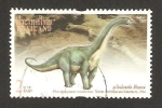 Sellos del Mundo : Asia : Tailandia : animal prehistórico, phuwiangosaurus sirindhornae