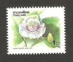 Sellos del Mundo : Asia : Tailandia : flora, passiflora foetida