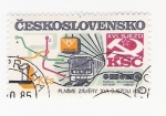 Stamps : Europe : Czechoslovakia :  Transportes