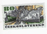 Stamps : Europe : Czechoslovakia :  Barco