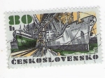 Stamps Czechoslovakia -  Barco