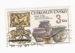 Stamps Czechoslovakia -  Cerámica