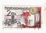 Stamps Czechoslovakia -  Central Atómica