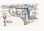 Stamps Czechoslovakia -  Árbol