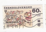 Stamps Czechoslovakia -  Mujeres y Demonio